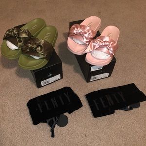 Bow Fenty Puma Slides